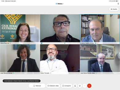 Reunión virtual APNABA-Caja Rural de Extremadura Reunión virtual APNABA-Caja Rural de Extremadura